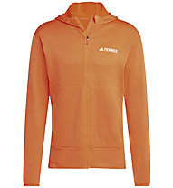 adidas Terrex Xperior Light Fleece Hooded - felpa in pile - uomo, Orange