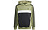 adidas Tiberio 3 Stripes Colorblock Fleece Jr - Kapuzenpullover - Jungs, Green