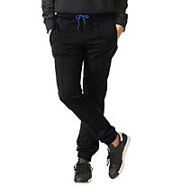 adidas Snap Trak - pantaloni lunghi fitness - donna, Black/Blue