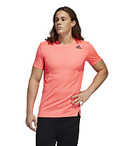 adidas Training HEAT.RDY - T-shirt fitness - uomo, Orange