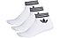 adidas Originals Trefoil Ank 3 Pack - Kurze Socken (3 Paare), White