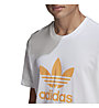 adidas Originals Adicolor Classics Trefoil - T-shirt - uomo, White/Orange