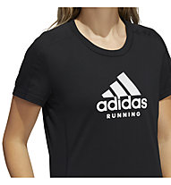 adidas W Logo G - Runningshirt - Damen, Black