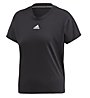 adidas W Must Haves 3-Stripes - T-shirt fitness - donna, Black/White