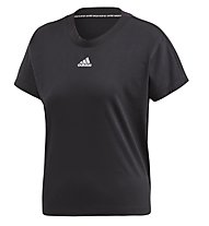 adidas W Must Haves 3-Stripes Tee - Fitnessshirt - Damen, Black/White