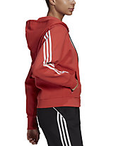 adidas W's Branded Icons 3S Full-Zip - Trainigsjacke - Damen, Red/White