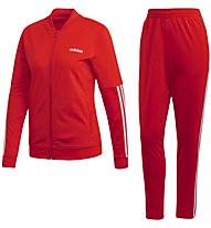 adidas Back 2 Basics 3-Stripes - tuta sportiva - donna, Red