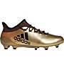 adidas X 17.1 FG - scarpe da calcio terreni compatti, Gold