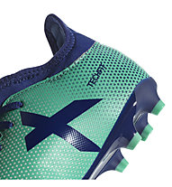 adidas X 17.3 FG Jr - Fußballschuhe feste Böden - Kinder, Blue/Green