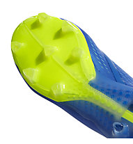 adidas X 18.1 FG - scarpe da calcio terreni compatti, Blue/Black/Lime