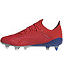 adidas X 18.1 SG - Fußballschuh nasse Rasenplätze, Red/Silver/Blue