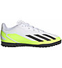 adidas X Crazyfast.4 TF Jr - scarpe calcio per terreni duri - ragazzo, White/Black/Green