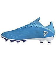 adidas X Speedflow.2 MG - scarpe da calcio multisuperfici, Light Blue