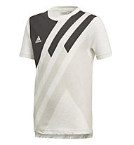 adidas X Tee - T-Shirt - Jungen, White/Black