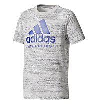 adidas Sport ID - T-shirt fitness - bambino, Grey