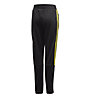 adidas YB Tiro 3-Stripes - pantaloni lunghi - bambino, Black/Yellow
