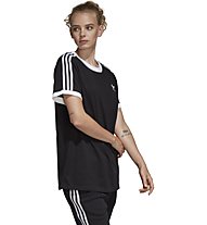 adidas Originals 3 Stripes Tee - T-Shirt - Damen, Black