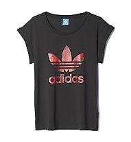 adidas Originals Boyfriend Roll-Up T-Shirt Damen, Black