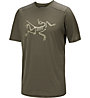 Arc Teryx Brohm Logo M – T-shirt - uomo, Dark Green/Brown