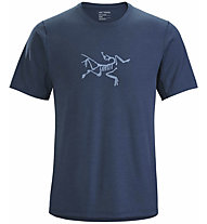 Arc Teryx Cormac Logo - T-Shirt - Herren, Blue