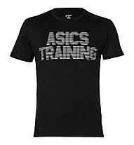 Asics Graphic Top T-Shirt fitness, Black