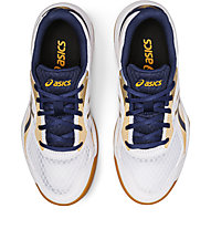 Asics Upcourt 5 GS - scarpe indoor multisport - ragazzo, White/Brown