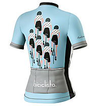 Biciclista Clubbin Woman Les Ciclistes - Radtrikot - Damen, White/Light Blue