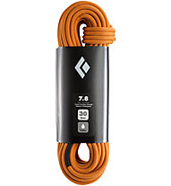 Black Diamond 7.8 Rope - mezza corda/gemella, Dual Orange