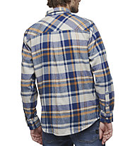 Black Diamond M Project Flannel - camicia a maniche lunghe - uomo, White/Blue/Yellow