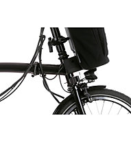 Brompton Electric C Line Explore Black - e-bike pieghevole, Black