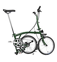 Brompton C Line Explore racing green - bicicletta pieghevole, Green