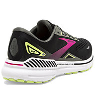 Brooks Adrenaline GTS 23 - scarpe running stabili - donna, Black/Purple/Light Green