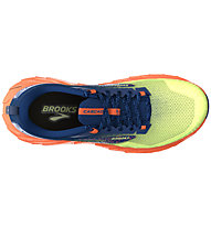 Brooks Cascadia 17 - scarpe trail running - uomo, Light Green/Dark Blue/Orange