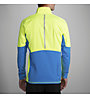 Brooks Drift 1/2 Zip - maglia running - uomo, Yellow/Blue