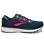 Brooks Ghost 12 - scarpe running neutre - donna, Blue/Pink