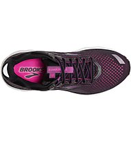 Brooks Ghost 12 - scarpe running neutre - donna, Black/Pink