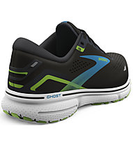 Brooks Ghost 15 - scarpe running neutre - uomo, Black/Blue/Green