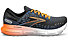 Brooks Glycerin 20 - scarpe running neutre - uomo, Black/Blue/ Orange