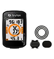 Bryton Rider 15C - ciclocomputer bici con sensore di cadenza, Black