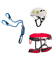 C.A.M.P. Kit bestehend aus: Klettergurt + Klettersteigset + Helm