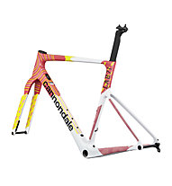 Cannondale SuperSix EVO LAB71 - Rennrad-Rahmenset, White/Pink/Yellow