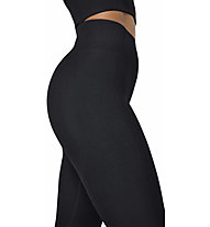 Casall Multi Rib Seamless W - Trainingsleggings - Damen, Black