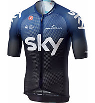 Castelli Team Sky 2019 Climber's 3.0 - Radtrikot - Herren, Black/Blue