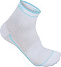Castelli Promessa Sock Damen-Radsocken, White/Atoll Blue