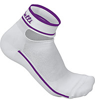 Castelli Sexy - calzini ciclismo - donna, White/Cyclamen