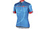 Castelli Velocissimo Giro Jersey FZ - Maglia Ciclismo, Drive Blue/Blue/Red