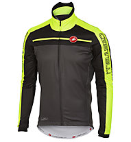 Castelli Velocissimo - giacca da bici - uomo, Black/Yellow