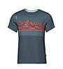 Chillaz Mountain Stripes - T-shirt - uomo, Blue/Red