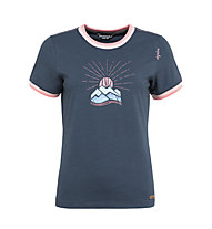 Chillaz Retro Mountain - T-shirt - donna, Dark Blue