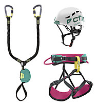 Climbing Technology VF Kit Junior Joy - set via ferrata - bambina, Pink/Green
